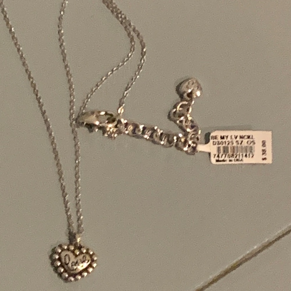 Brighton Heart be mine/love necklace NEW w/tags